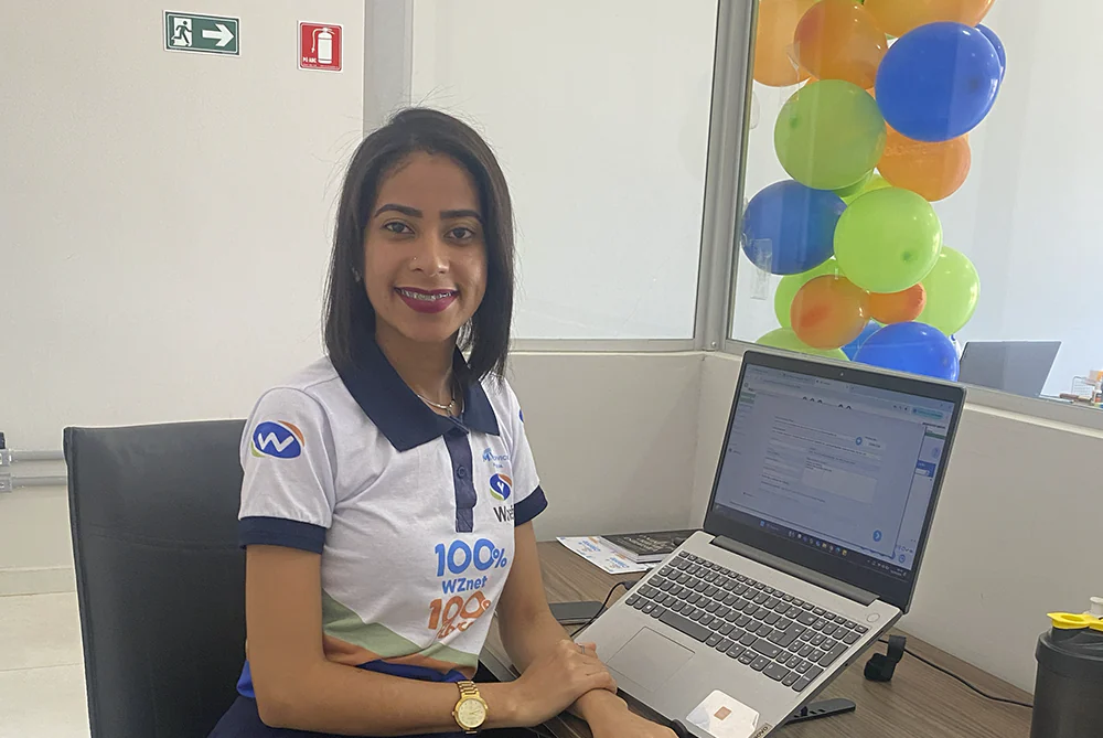 atendimento recepcao wznet internet lem luis eduardo magalhaes
